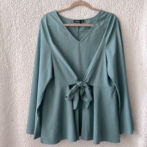 SHEIN sea foam green blouse size 2XL